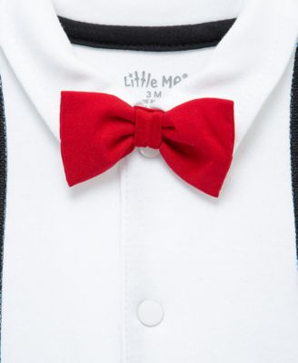 Baby Boys Party Footed Coverall & Hat, 2 Piece Set