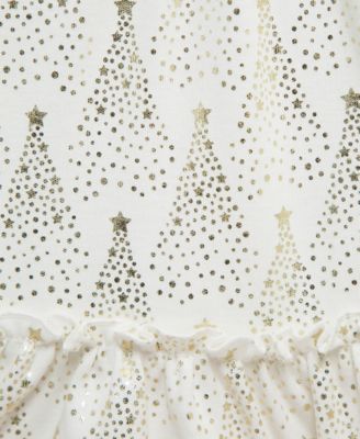 Baby Girls Cotton Trees Tunic, Headband & Leggings, 3 Piece Set