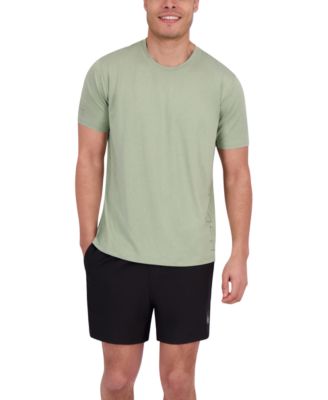 Men's Short Sleeve Drop Needle Crewneck Swim Shirt