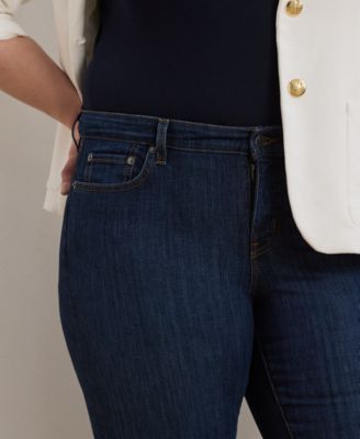 Plus-Size Mid-Rise Straight Jean