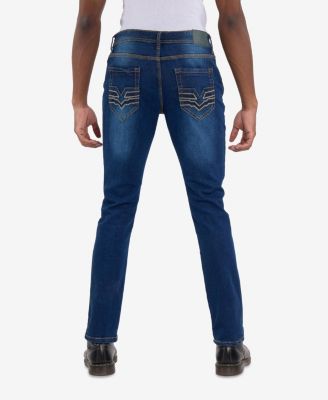 Men's Modern Fit Saddle Stitch Jeans