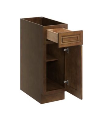 W12" X H34.5" X D24" Plywood Ready to Assemble Floor Base Kitchen Cabinet