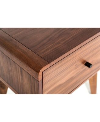 Modern Mid Century Nightstand with Single Drawer