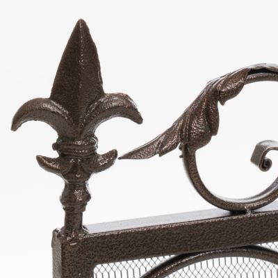 Streamdale Darcie Victorian-Style Ornate Design Gold Fireplace Screen