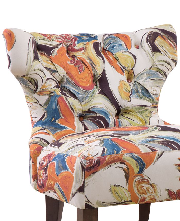 Furniture Erika Armless Chair & Reviews Furniture Macy's