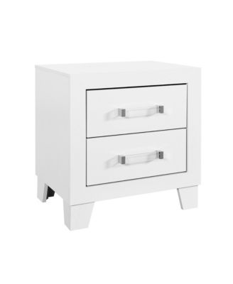 Nightstand with Drawer – Compact Bedside Table for Storage