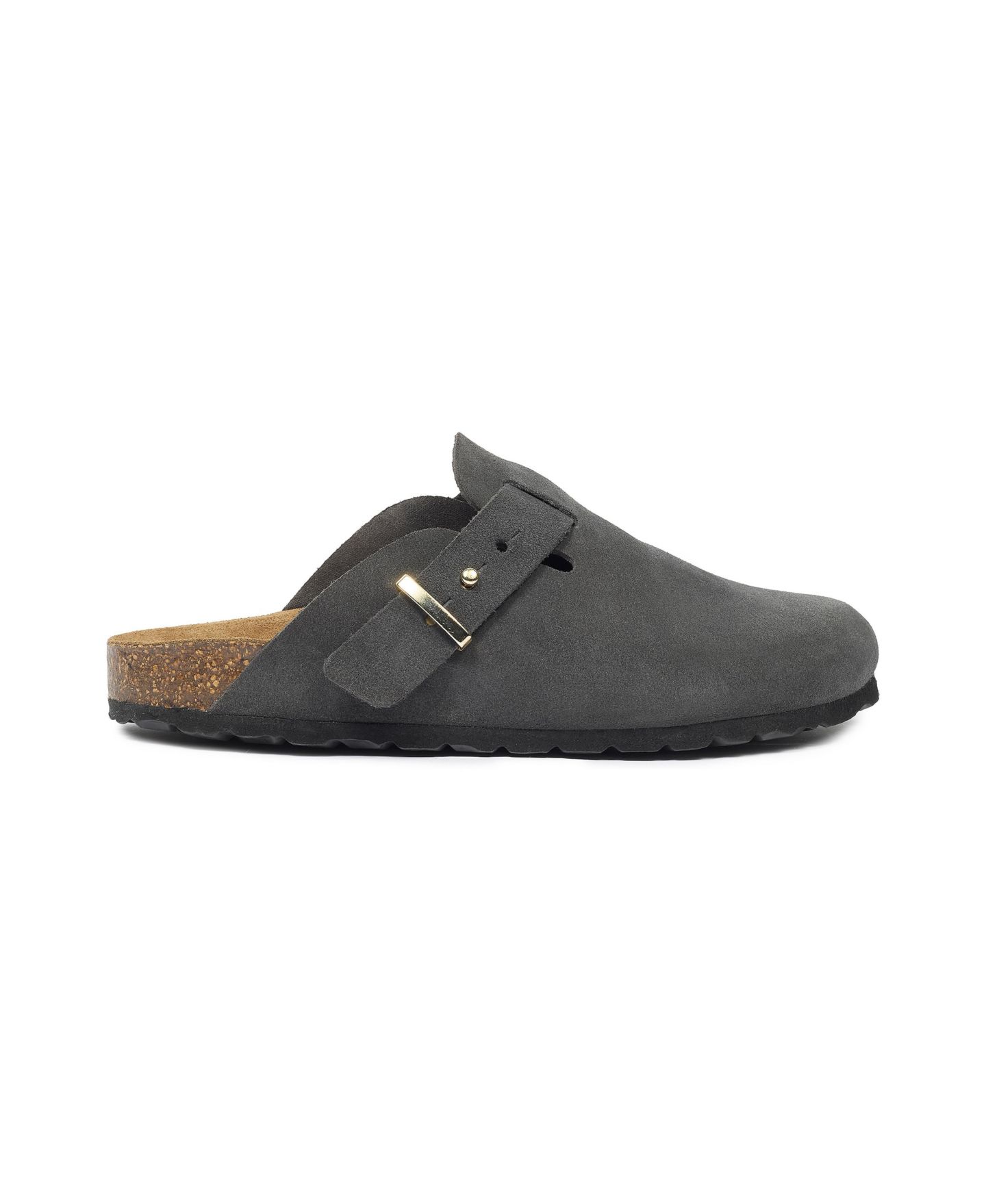 Женские сабо Celtic & Co. Clogs with a stud design, цвет: Угольный замшевый — фото 2