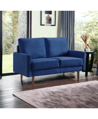Plush Velvet Loveseat with Soft Upholstery for Comfortable Seating