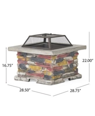 Streamdale Corporal Square Fire Pit Warmth And Style For Your Backyard