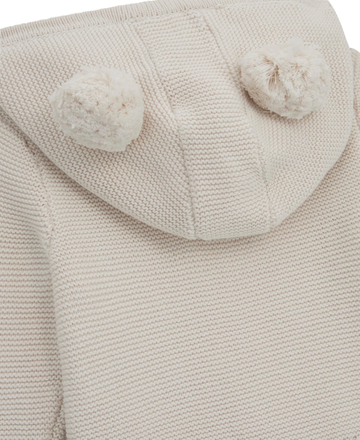 Guess Baby Boys Hooded Long Sleeve Zip-up Sweater In Neutral