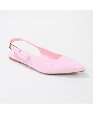 Caitriona Pointed Toe Slingback Flats