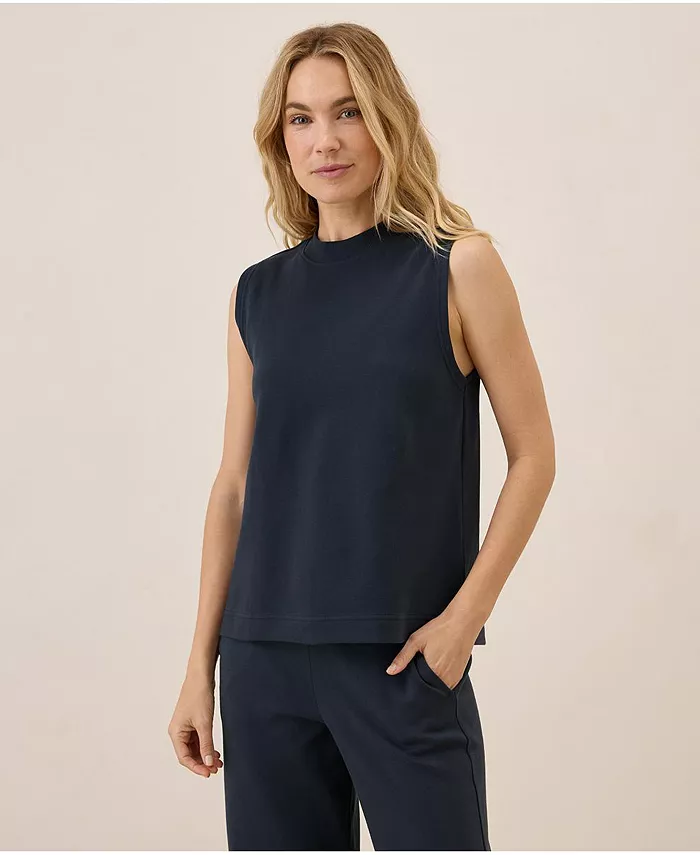 Women's Airplane Mock Neck Shell - thumbnail 5