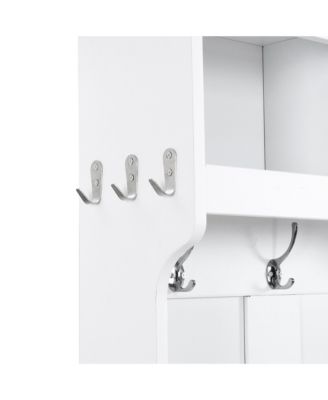 Streamdale On-Trend Hall Tree with Bench, Coat Rack & Shoe Storage