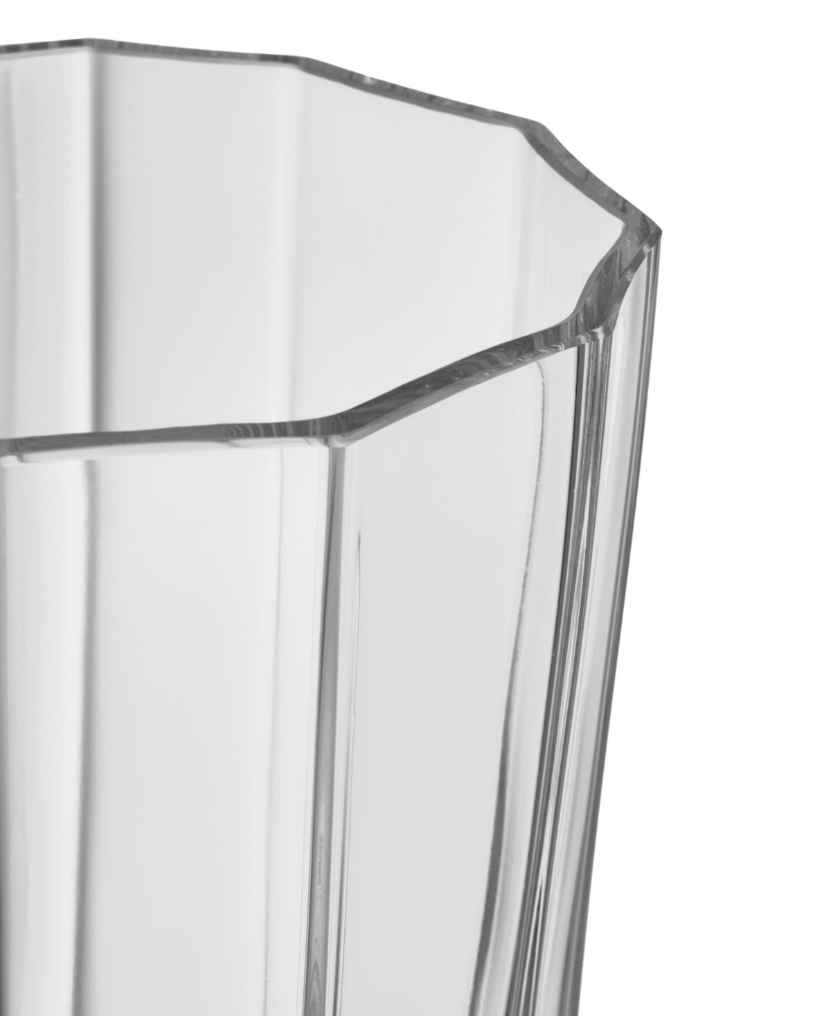 Orrefors Reed Hurricane Lamp Candle Holder