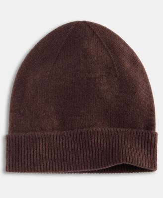 100% Cashmere Cuffed Beanie