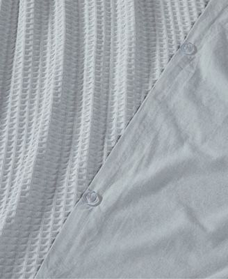 Heritage Cotton Waffle 3-Pc. Duvet Cover Set, King