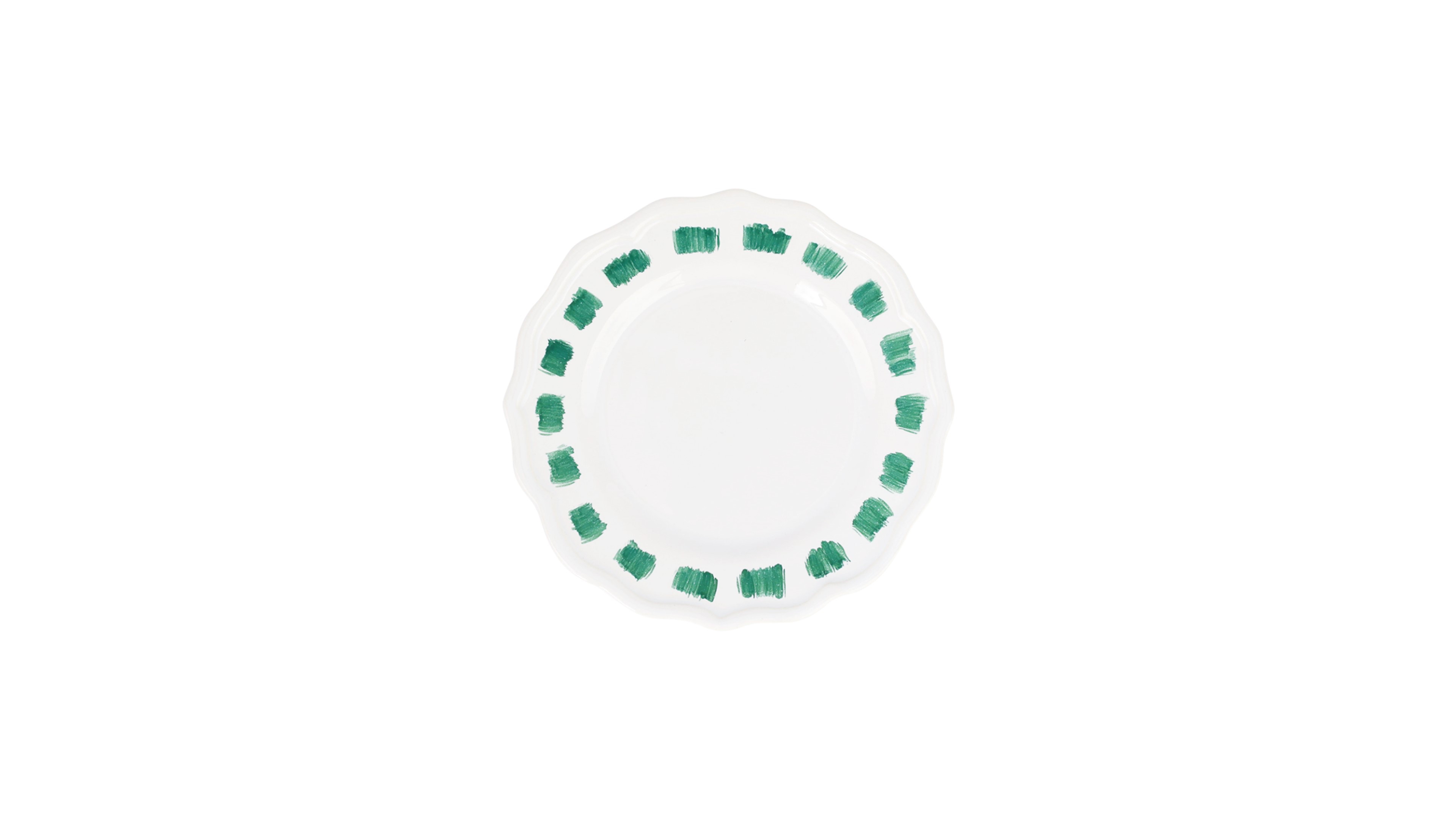 Vietri Lisbon Stitch Cocktail Plate