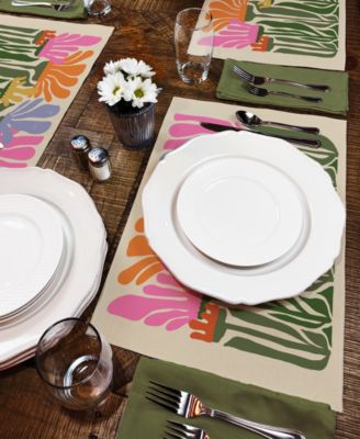 Matisse Garden Premier Fabric Placemats, Set of 4