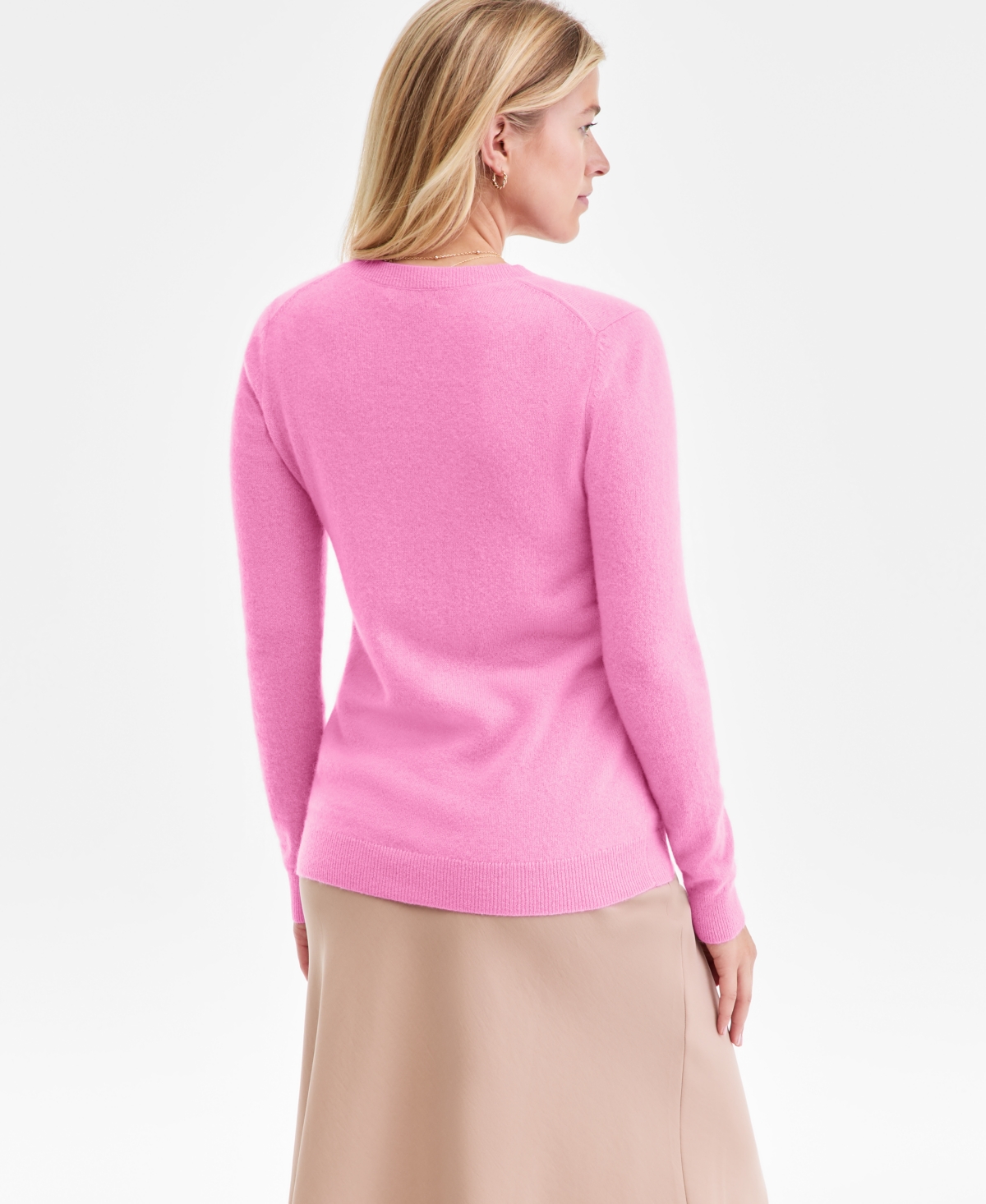 Charter Club 100% Cashmere Women's V-Neck Long-Sleeve Sweater, Macy's Exclusive
