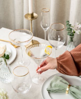 Rocher All Purpose Wine Glasses, Set of 4, 21 Oz