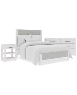 CLOSEOUT! Catriona 3pc Bedroom Set (Full Upholstered Bed, Dresser & Open Nightstand), Created for Macy's