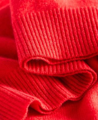 Women's 100% Cashmere Crewneck Short-Sleeve Sweater, Macy's Exclusive