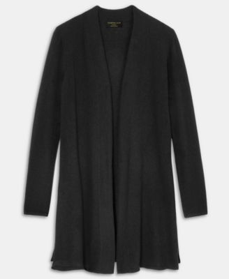 Women's 100% Cashmere Split-Hem Long Cardigan, Macy's Exclusive