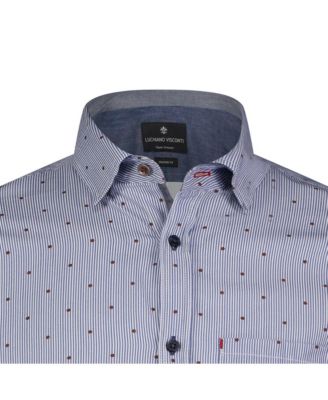 Men's Blue with stripe Long sleeve