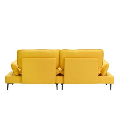 Streamdale Premium Soft Yellow Sofa for Small Spaces