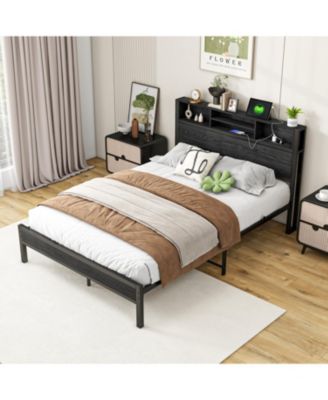 Full Size Bed Frame with Storage