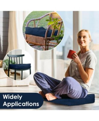 21 Inch x 21 Inch Patio Chair Seat Cushion Pads for Indoor and Outdoor