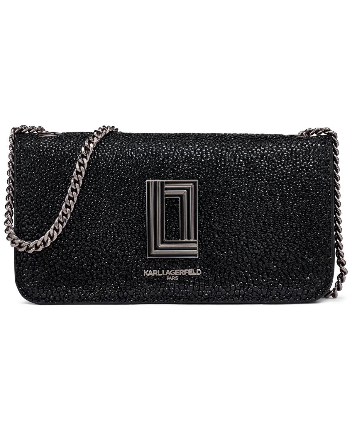 Karl Lagerfeld Kosette Magnetic Snap Shoulder Bag