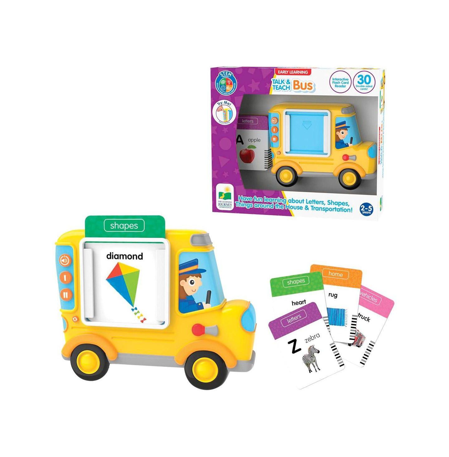 Детские игрушки University Games Talk & Teach Bus & Barnyard Interactive 2-Piece Learning Set, от 2 лет, цвет: Разноцветный — фото 4
