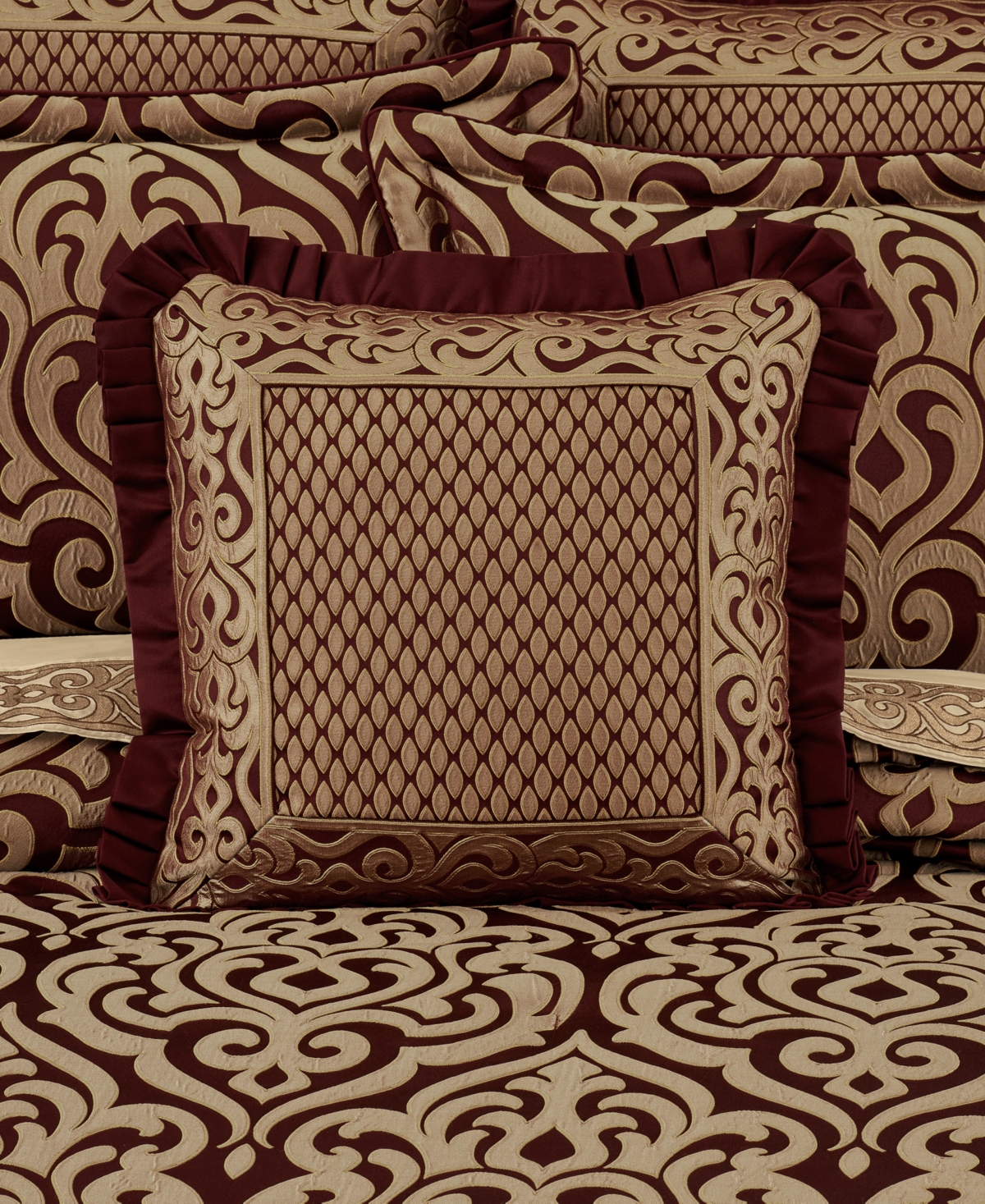 J Queen New York Renzo Embellished Decorative Pillow, 20" X 20"
