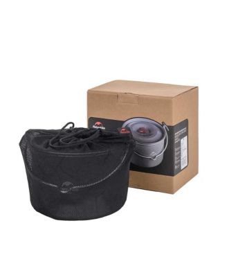 Camping Soup Pot Cookware with Lid Large Outdoor Portable Hanging Pot Cooking Set for 1-6 People