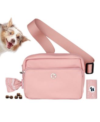 3-in-1 Crossbody Dog Walk Bag with Matching Planet-Safe Dog Poop Bags