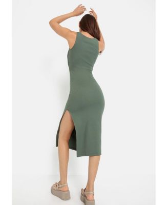 Women's Knot Detail Cut Out Dress cup sizing
