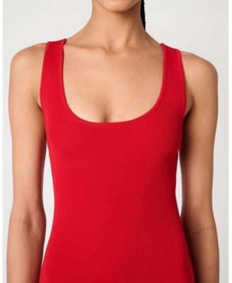 Women's Scoop Neck Midi Dress