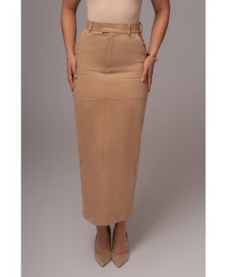 Women's Joy Suede Maxi Skirt