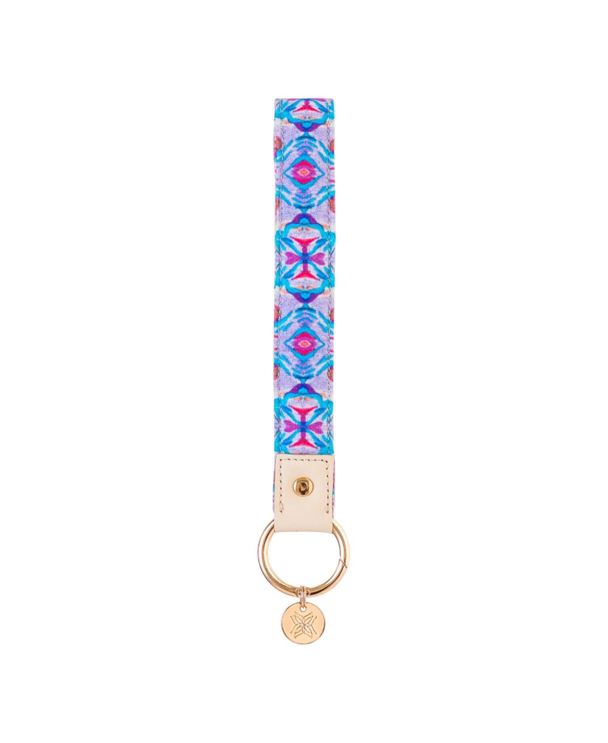 Fabric Loop Keychain - Magenta c purple