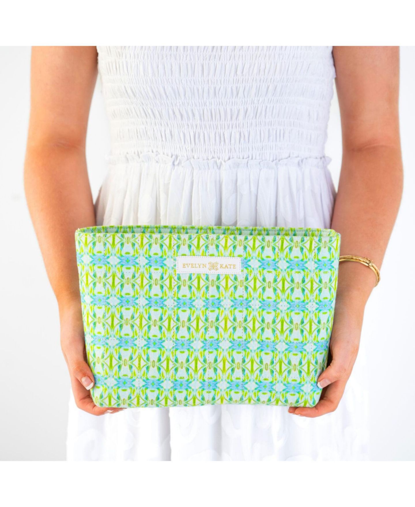 Женская сумка EVELYN & KATE Patterned Quilted Pouch, цвет: Georgia Mirror — фото 2