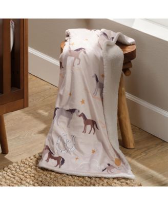 Baby Country Western Cowboy/Cowgirl Soft Warm Fleece Blanket