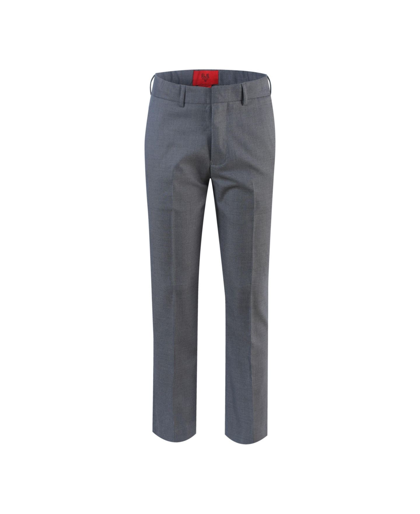 Брюки Elie Balleh Boy?s Slim Fit Dress Pants Slacks - Grey, 10 для мальчиков, цвет: Серый — фото 1