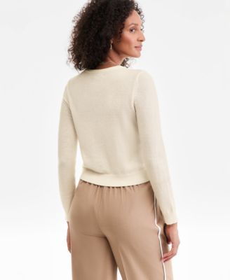 Women's Crewneck Cardigan, Macy's Exclusive