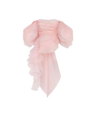 Women's Dreamy off-shoulder blouse with meringue flounces