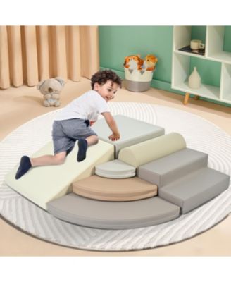 Streamdale Pizza-Shaped Soft Foam Climbing Blocks for Toddlers