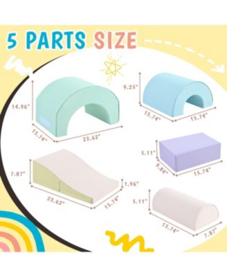 Streamdale 5-Piece Lollipop Climbing Blocks for Toddlers