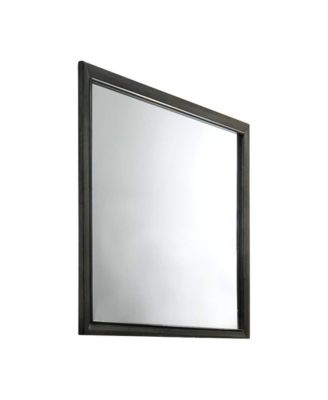 Oceana Gray Wood 7-Drawer Dresser with Mirror