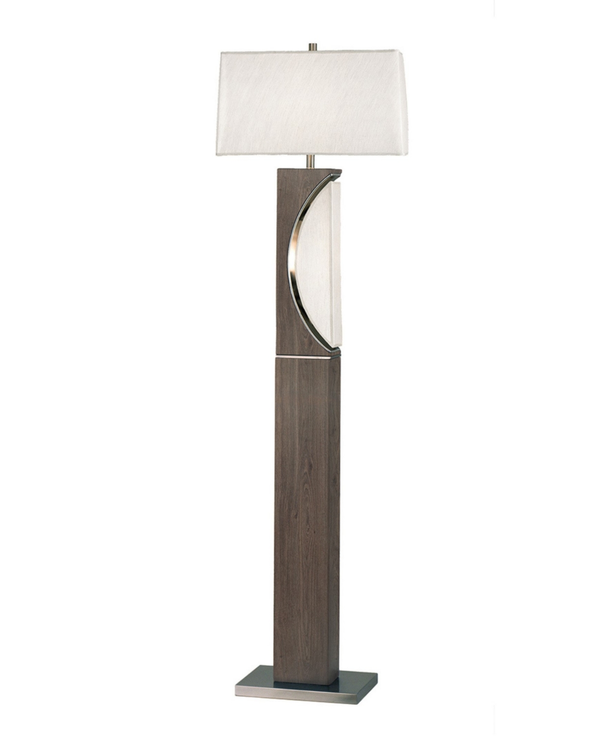 Nova of California 63" Metal Half Moon Floor Lamp