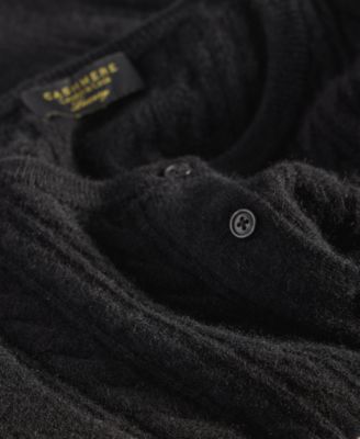 Women's 100% Cashmere Cable-Knit Cardigan Sweater,  Macy's Exclusive